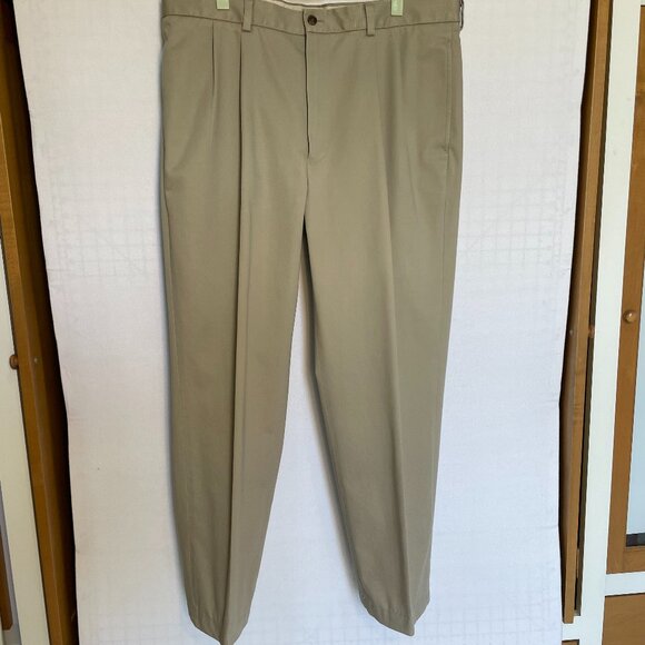 Brooks Brothers Advantage Chino -Thompson, Pleated Front, Lt. Tan Size 37/30*